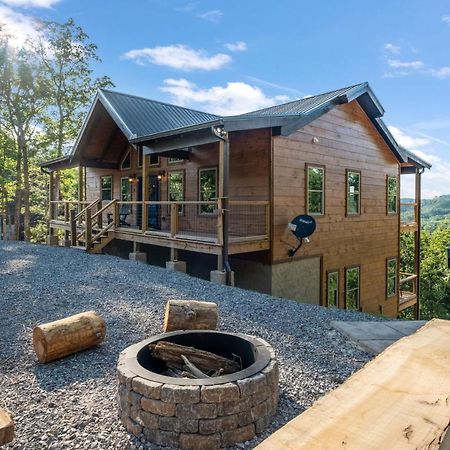 New / 3 King Suites / Sleeps12 / View / 5 Mi To Pf / Hot Tub Sevierville Exteriér fotografie